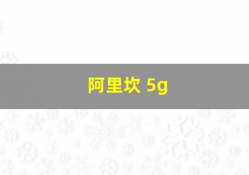 阿里坎 5g